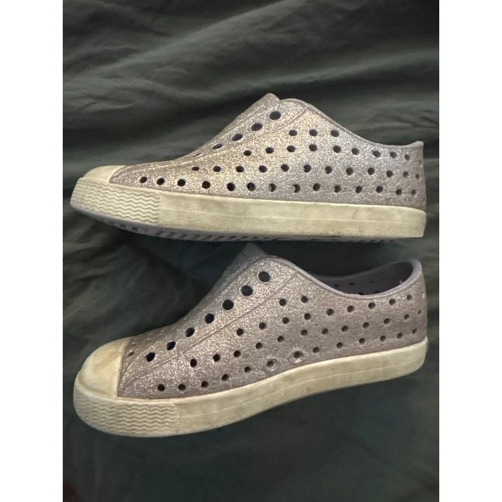 Native Kids' Glitter Slip-On Shoes, 9